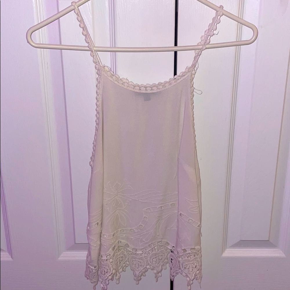 Kendall and Kylie embroidered tank top